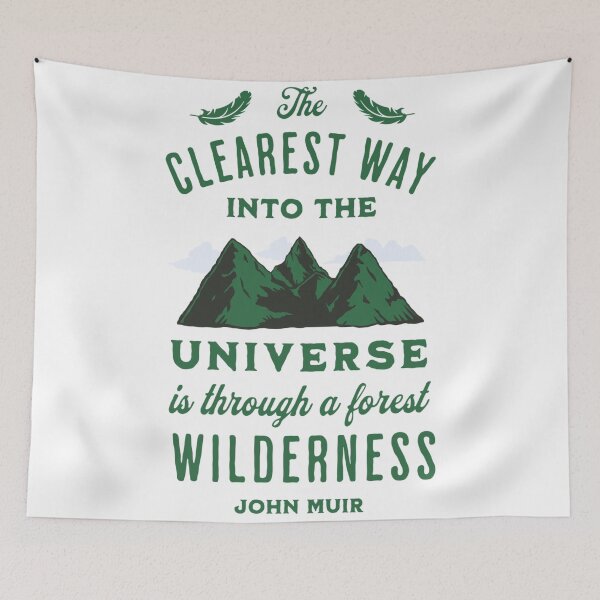 Artikelvorschau, Wilderness John Muir entworfen und verkauft von Mirksaz-designs.