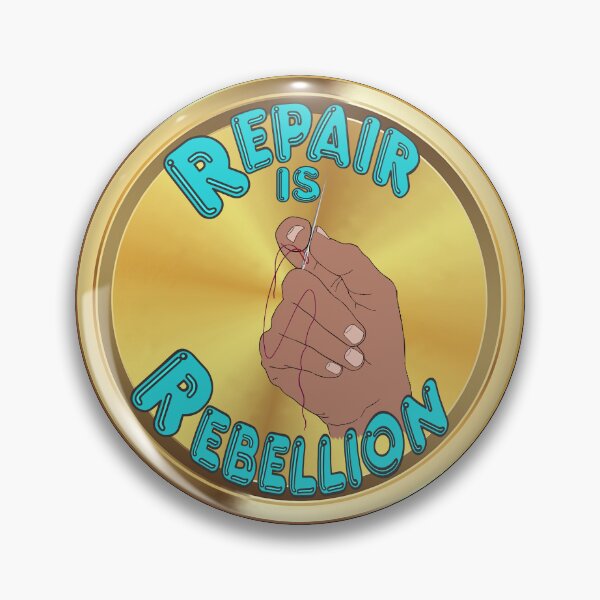 Item preview, Repair is Rebellion - teal designed and sold by Kestrelle.