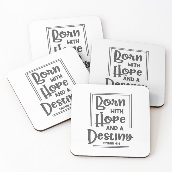 Item preview, Christian Design - Born with Hope and a Destiny - Esther designed and sold by simplydesignart.