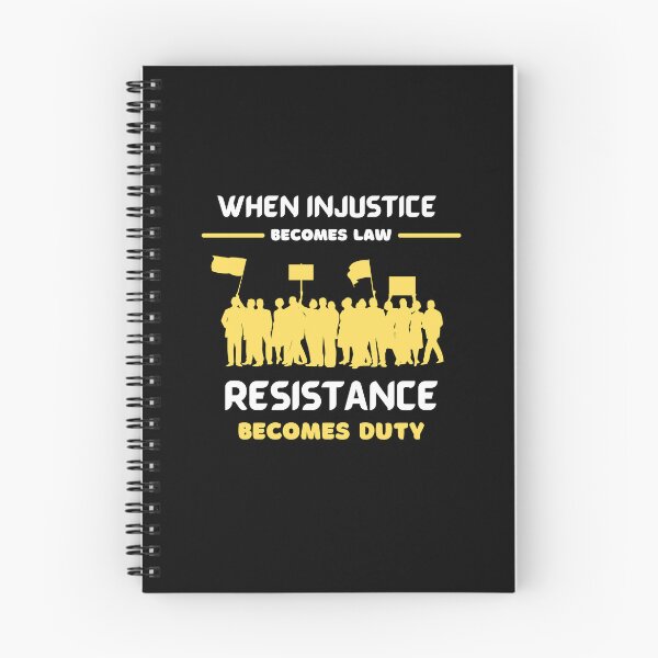 Item preview, When Injustice Becomes Law Resistance Becomes Duty designed and sold by PrintLess-77.