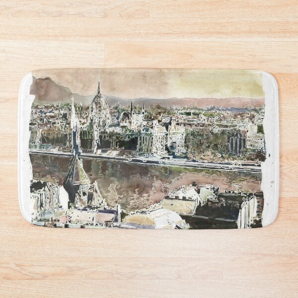 Item preview, Budapest skyline- Hungary.  Hungarian Parliament & skyline of Budapest  designed and sold by rfoxphoto.