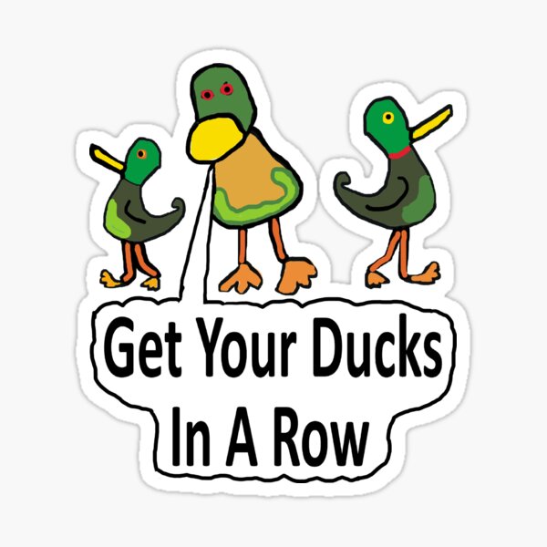 Ducks In A Row Gifts Merchandise for Sale Redbubble