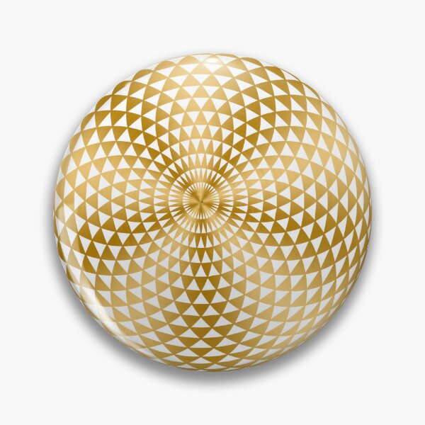 Item preview, Golden Geometric eye mandala designed and sold by AddsAesthetics.