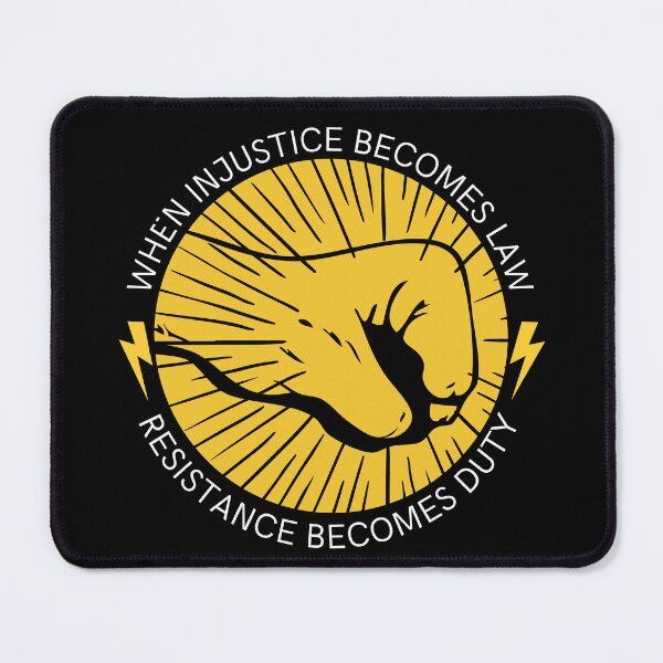 Item preview, When Unjust Laws Are Made, Resistance Turns Into Duty designed and sold by PrintLess-77.