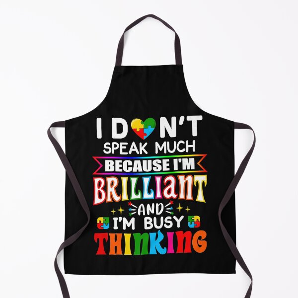 Item preview, I Dont Speak Much Brilliant Autism Autistic Gift designed and sold by HaaChris-Artis.