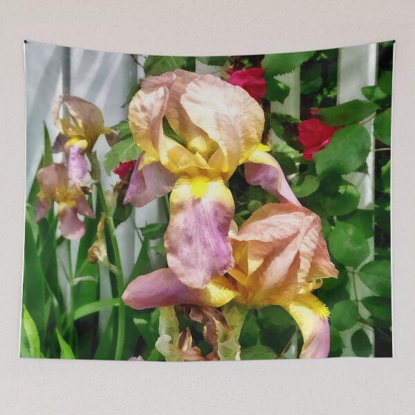 Item preview, Irises by Picket Fence designed and sold by Susan Savad.