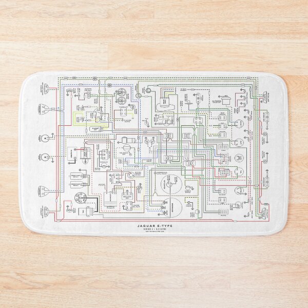 Item preview, E Type Jag, Wiring Diagram. designed and sold by JonDelorme.