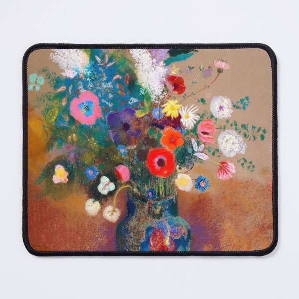 Item preview, HD Odilon Redon - Vase of Flowers designed and sold by Go Logo Designs.