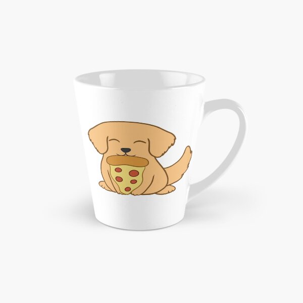 Item preview, Golden Retriever eating a pizza designed and sold by BiscuitSnack.
