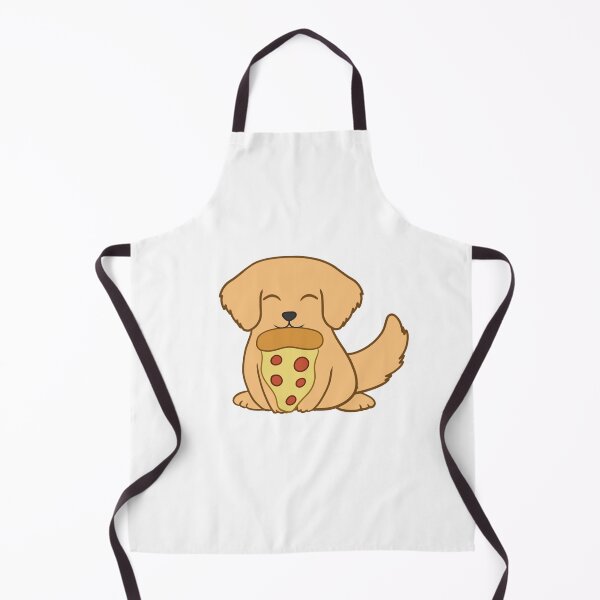 Item preview, Golden Retriever eating a pizza designed and sold by BiscuitSnack.