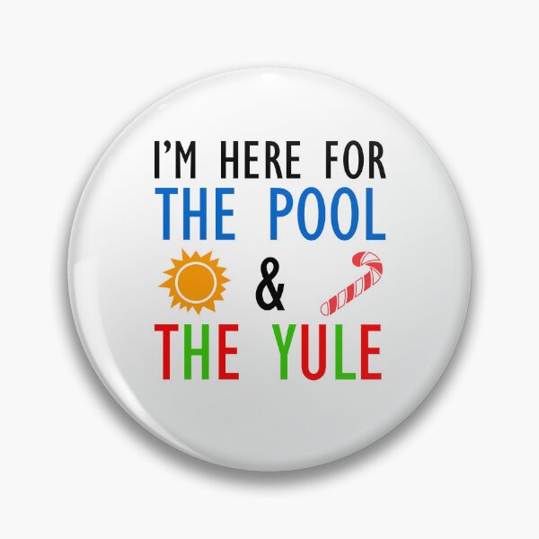 Item preview, Here For The Pool And The Yule July Christmas designed and sold by jaycartoonist.