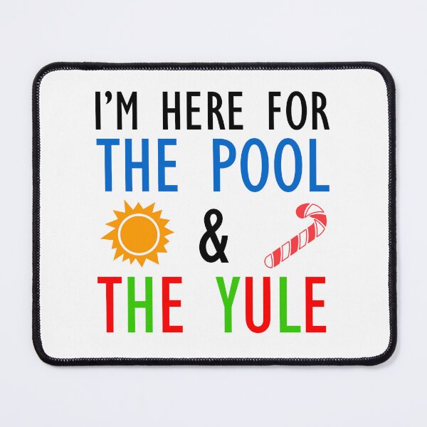 Item preview, Here For The Pool And The Yule July Christmas designed and sold by jaycartoonist.