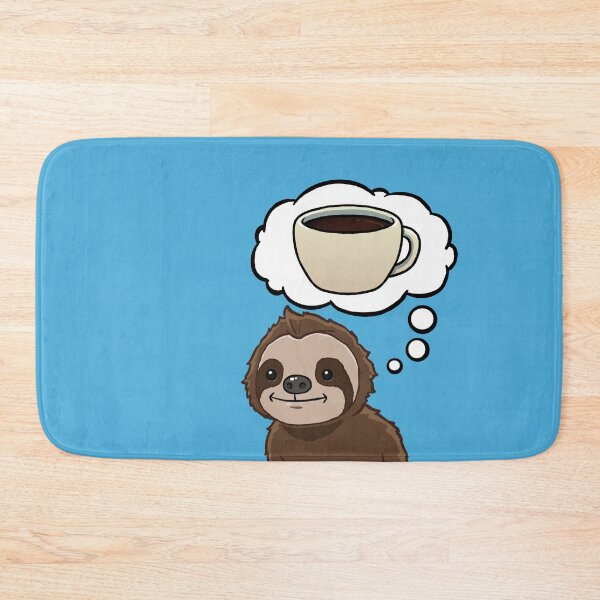 Item preview, Sloth thinking about Black Coffee designed and sold by jonmlam.