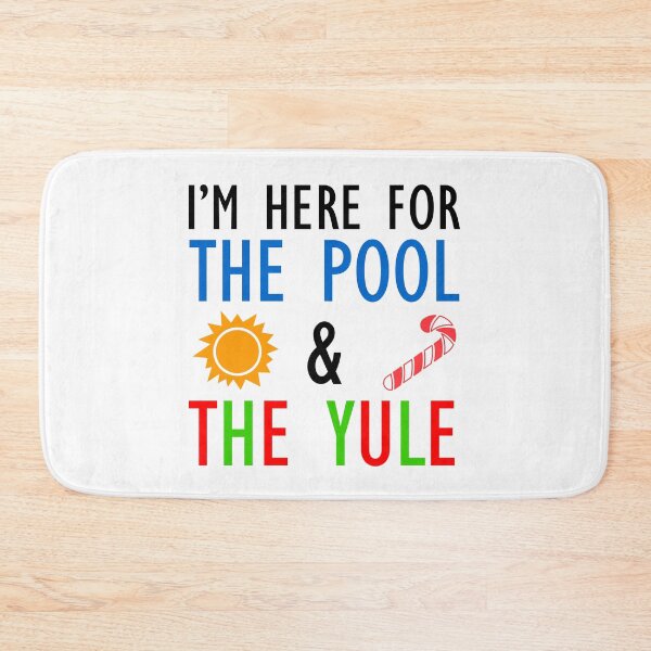 Item preview, Here For The Pool And The Yule July Christmas designed and sold by jaycartoonist.