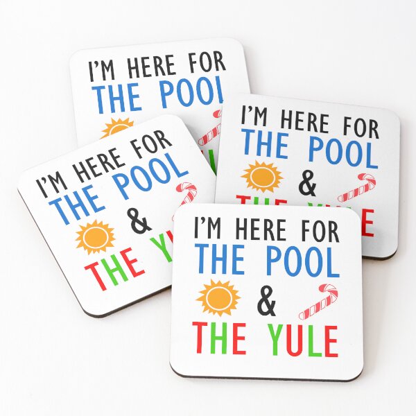 Item preview, Here For The Pool And The Yule July Christmas designed and sold by jaycartoonist.