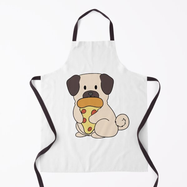 Item preview, Pug eating a pizza designed and sold by BiscuitSnack.