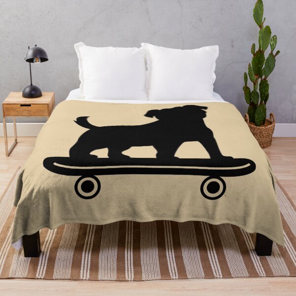 Item preview, pug silhouette on skateboard designed and sold by alaechamlal.