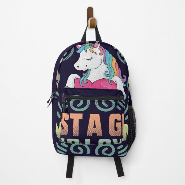Item preview, Just a girl who loves unicorns - funny quote designed and sold by VichallanStudio.