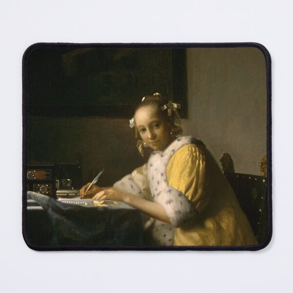 Item preview, A Lady writing (1665) - Johannes Vermeer designed and sold by SALON DES ARTS.