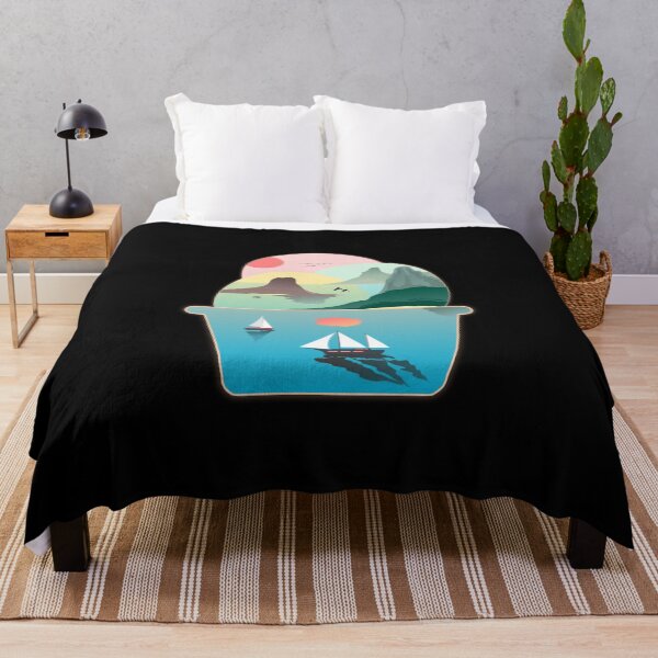 Item preview, Ice Cream Summer Ocean Wanderlust Sailing Sunset designed and sold by CreatDifference.