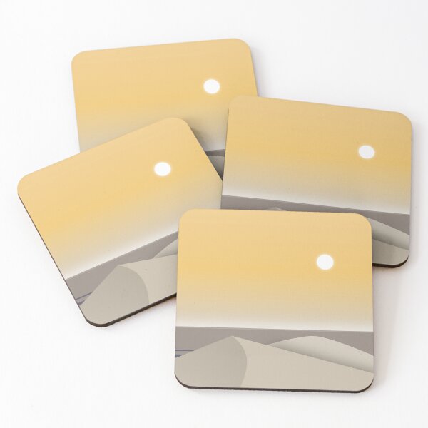 Item preview, Minimalist Desert Flat Art designed and sold by OnigiriDoctor.
