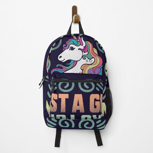 Item preview, Just a girl who loves unicorns - funny quote designed and sold by VichallanStudio.