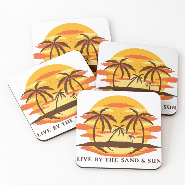 Item preview, Live by the sun and sand Orange designed and sold by Unaiza Khalid.