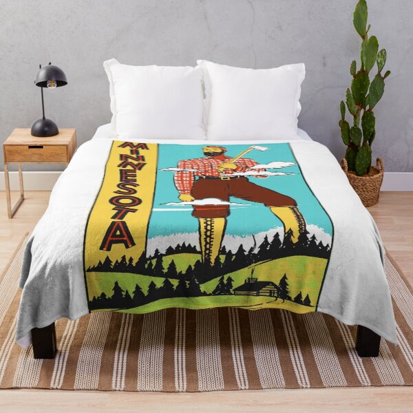 Item preview, Vintage Style Minnesota Design designed and sold by Decal Mania.