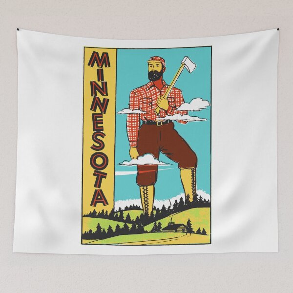 Item preview, Vintage Style Minnesota Design designed and sold by Decal Mania.