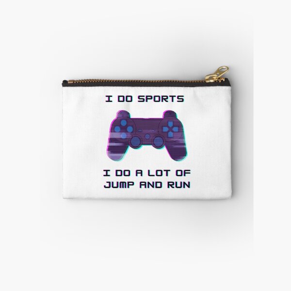 Artikelvorschau, Lustiger Gaming Spruch Gamer Sport Jump and Run entworfen und verkauft von CreatDifference.