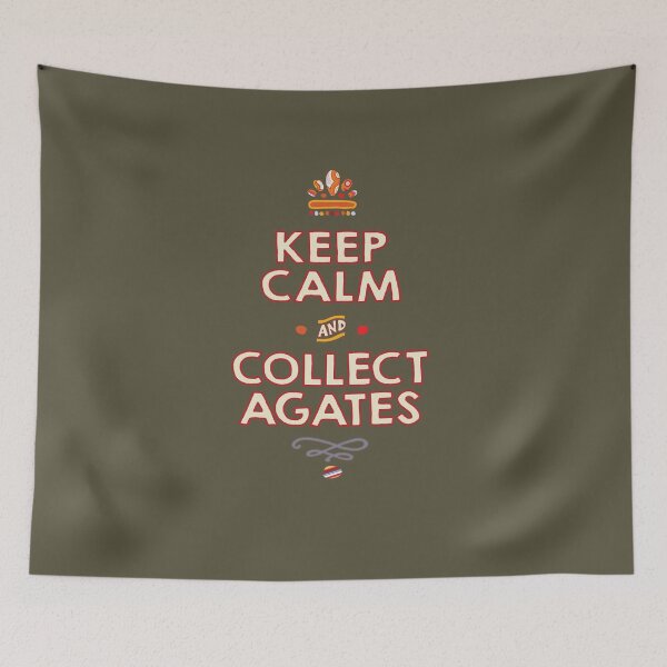 Item preview, Keep Calm And Collect Agates designed and sold by Heidi Haakenson.
