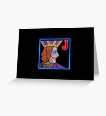 One Eyed Jacks Greeting Card