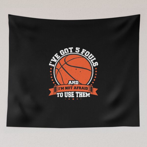 Item preview, I've Got 5 Fouls Funny Basketball Basketball Player T-Shirt Essential T-Shirt designed and sold by amberk1cira.