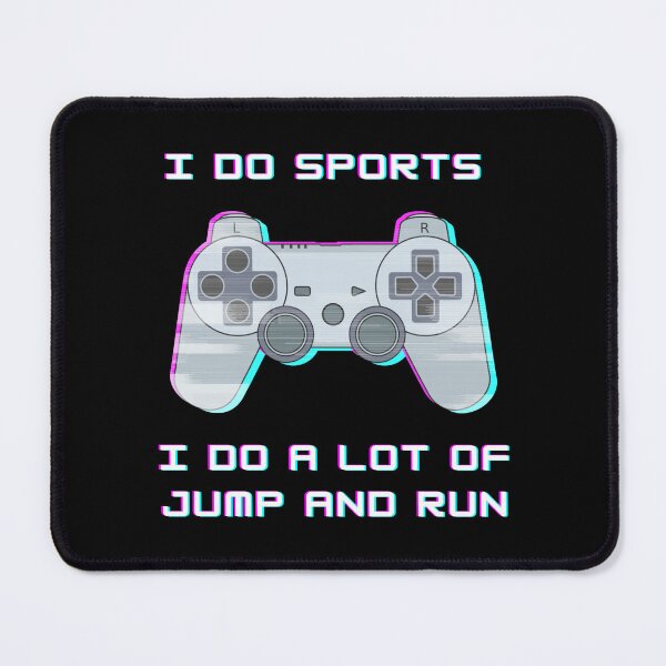 Item preview, Funny Gaming Saying Gamer Jump and Run Sports designed and sold by CreatDifference.