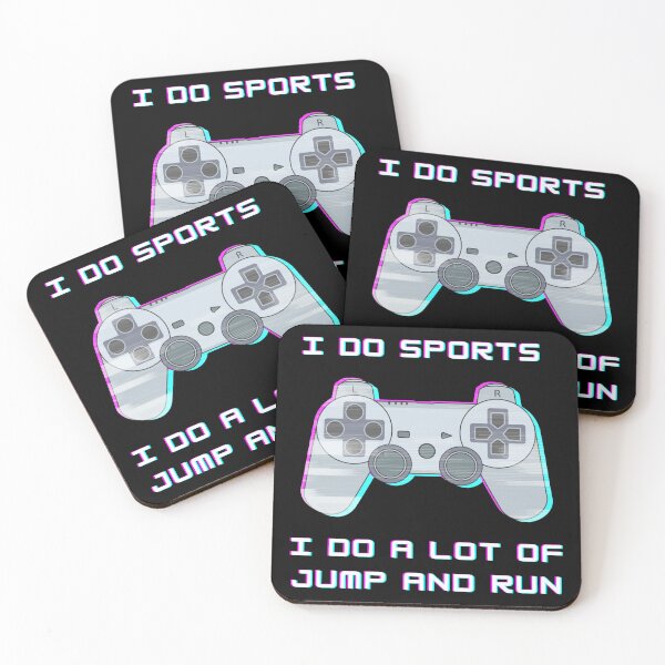Item preview, Funny Gaming Saying Gamer Jump and Run Sports designed and sold by CreatDifference.
