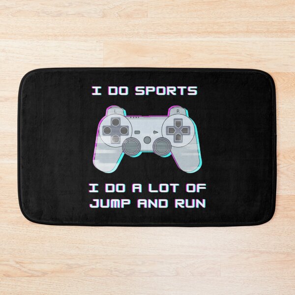 Item preview, Funny Gaming Saying Gamer Jump and Run Sports designed and sold by CreatDifference.