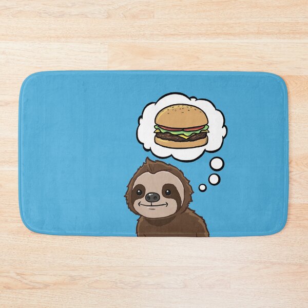 Item preview, Sloth thinking about a hamburger designed and sold by jonmlam.
