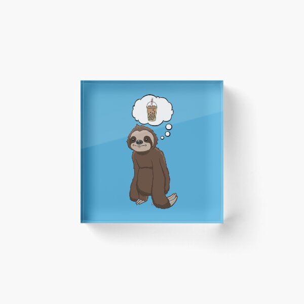 Item preview, Sloth thinking about bubble tea designed and sold by jonmlam.