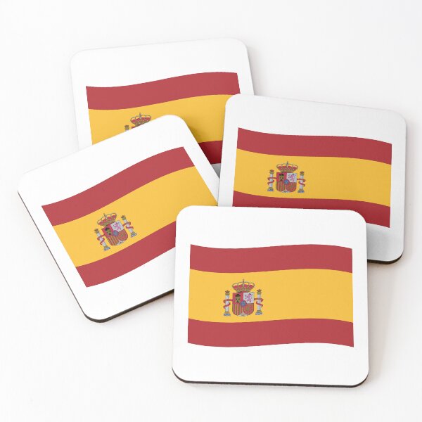 Item preview, Spain Wave Flag (On White) designed and sold by STUDIO-72.