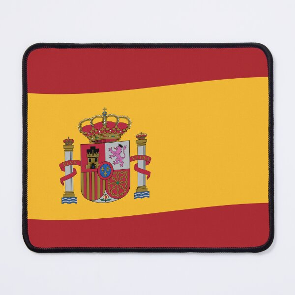Item preview, Spain Wave Flag (On White) designed and sold by STUDIO-72.