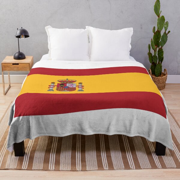 Item preview, Spain Wave Flag (On White) designed and sold by STUDIO-72.