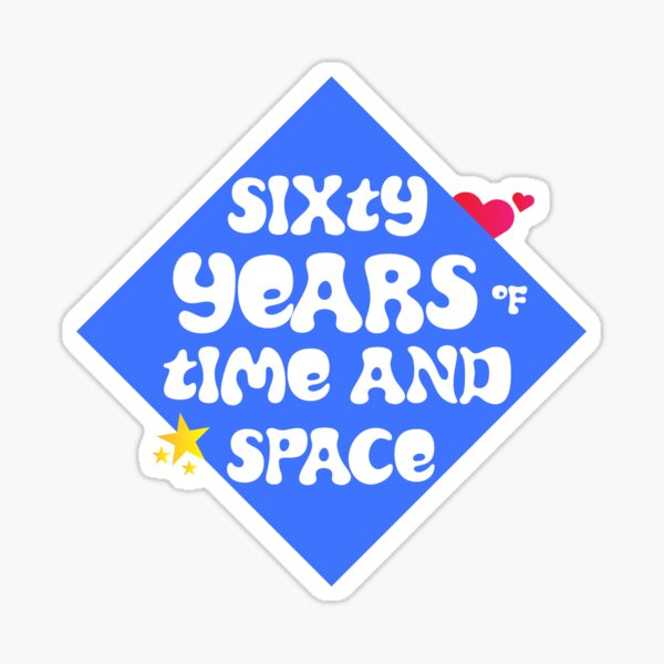 Item preview, Dr Who 60th Diamond Anniversary Blue Box Emblem Time and Space designed and sold by Blue Box Artworks.