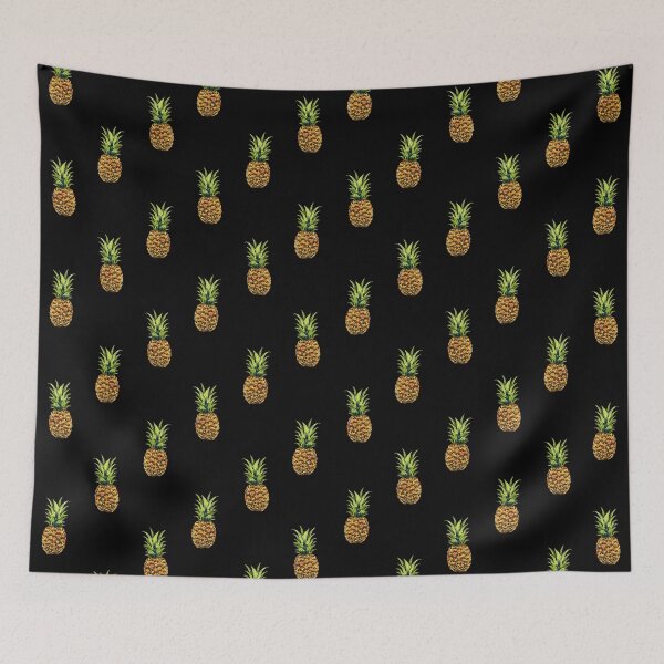 Item preview, Pineapples on black designed and sold by askmenow.
