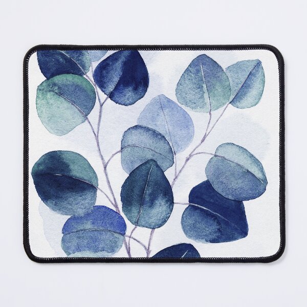 Item preview, Navy blue leaves, eucalyptus designed and sold by Myartspace.