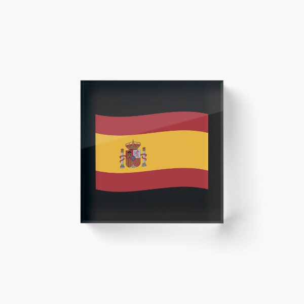 Item preview, Spain Wave Flag (On Black) designed and sold by STUDIO-72.
