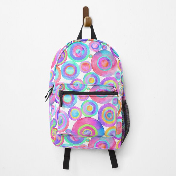 Item preview, Circles multicolored seamless pattern designed and sold by meesara.