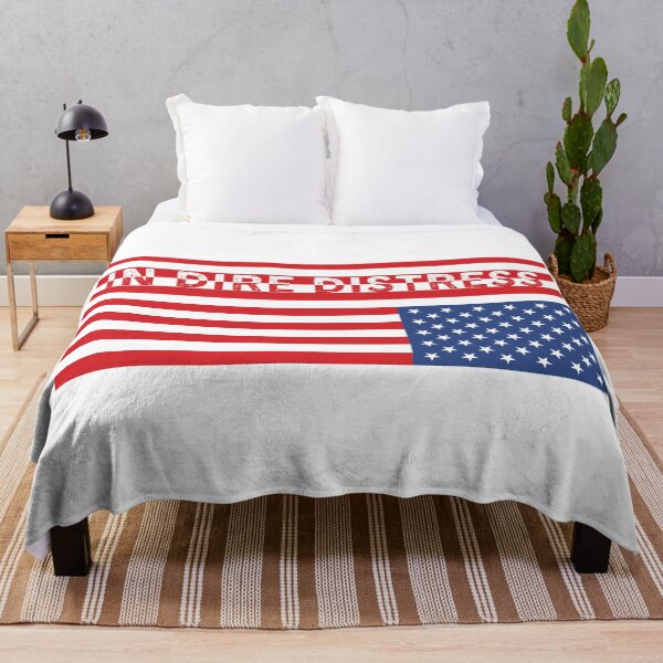 Item preview, Upside Down USA Flag: In Dire Distress designed and sold by Happy Puppy Print On Demand.