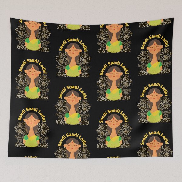 Item preview, Seedi Saadi Ladki Bollywood Funny designed and sold by Life Is Beautiful.