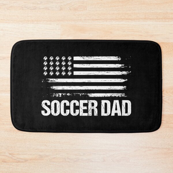 Item preview, Men's Soccer Dad Patriotic USA Flag Soccer Coach Daddy designed and sold by haselshirt.