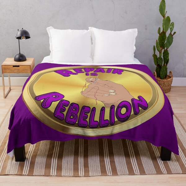 Item preview, Repair is Rebellion - purple designed and sold by Kestrelle.